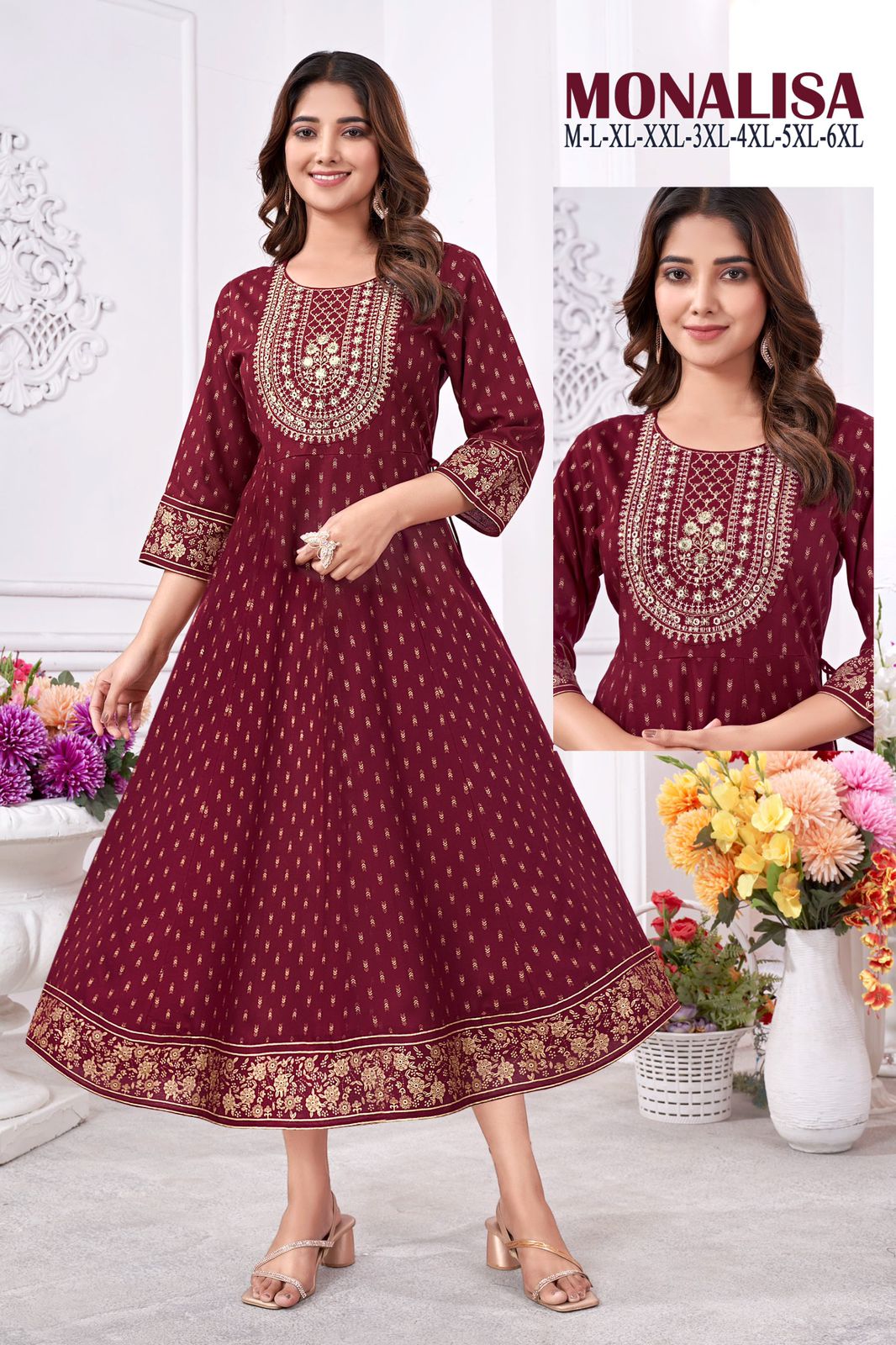Monalisa By Sangeet Rayon Gold Printed Kurtis Wholesale Shop In Surat